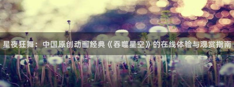 里番口工漫画：星夜狂舞：中国原创动画经典《吞噬星空》的在线体验与观赏指南